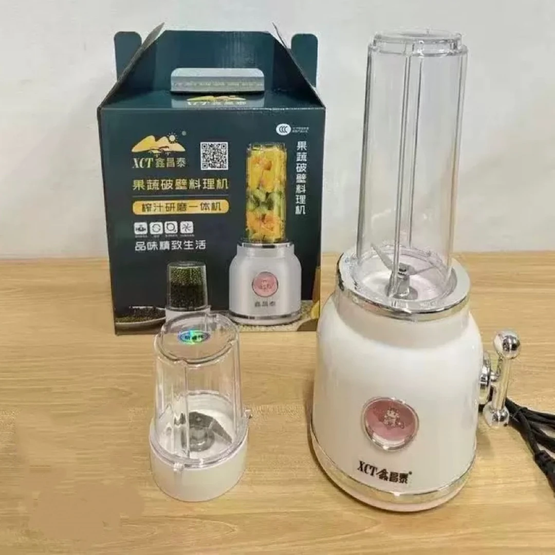 双杯榨汁研磨一体机家用便携榨汁杯多功能辅食机神器