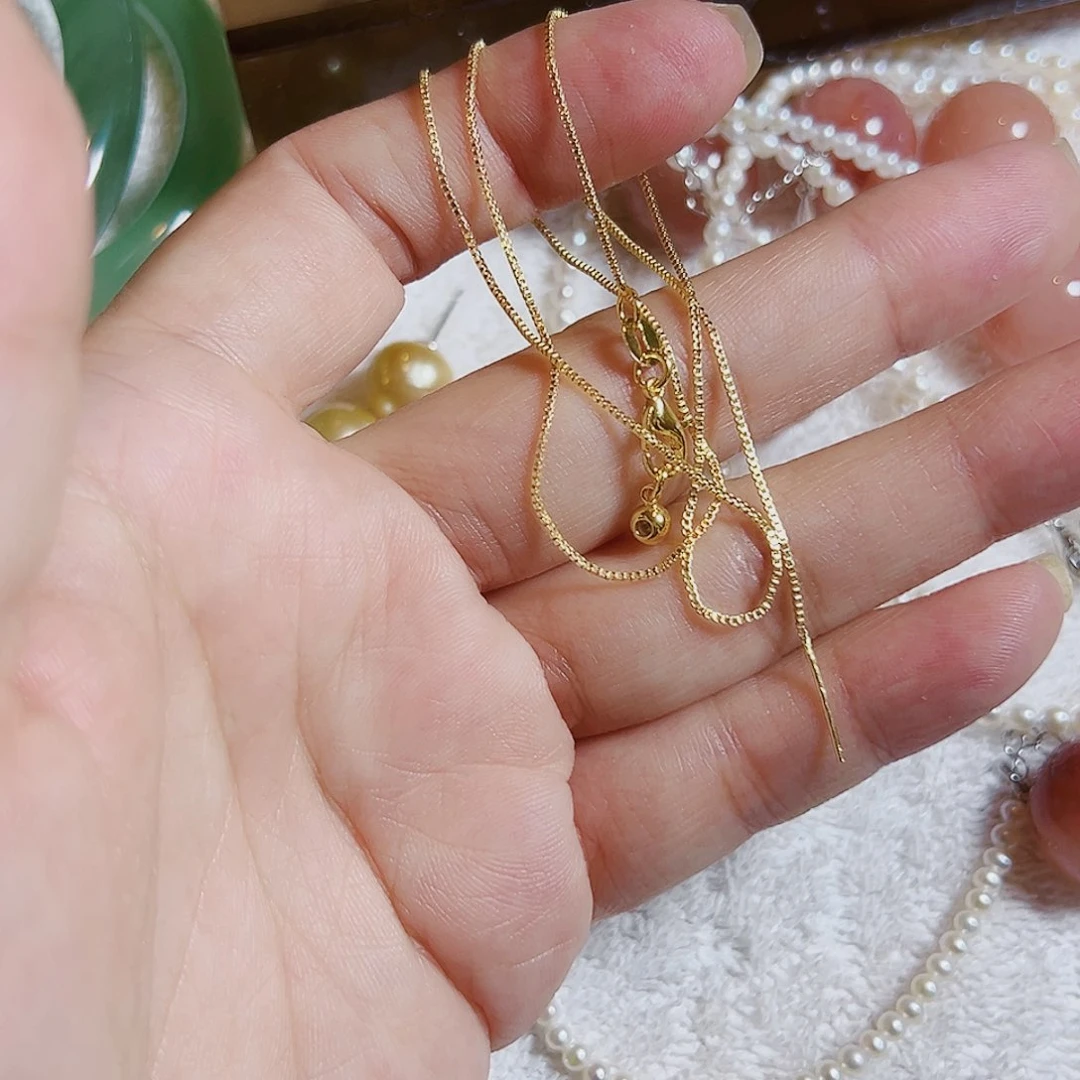 淡水珍珠颈饰银S925镶嵌E****静