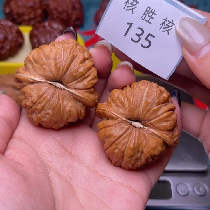文玩核桃把件南瓜墩43.135