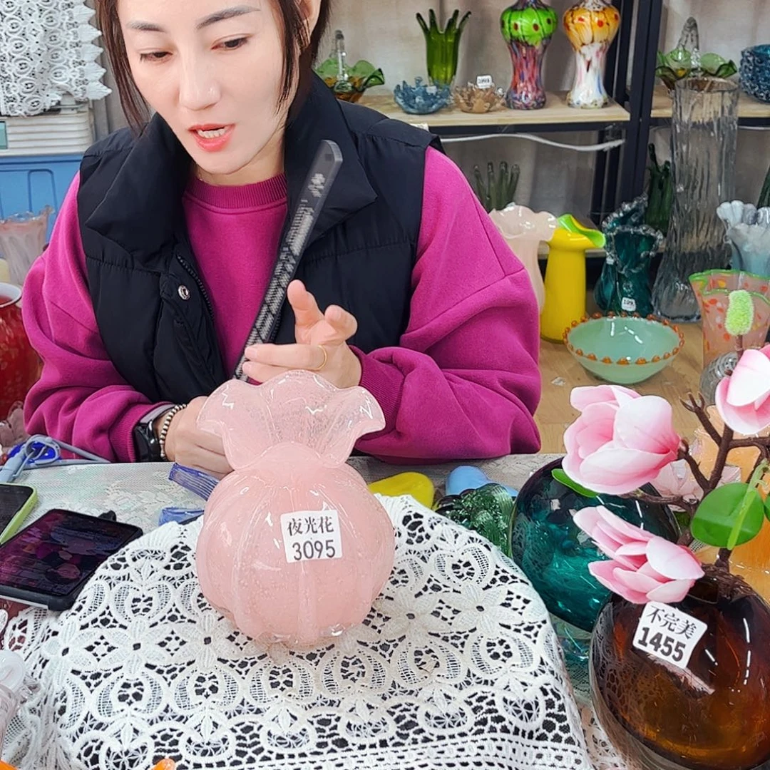 夜光瓶3095 家悦琉璃工艺品