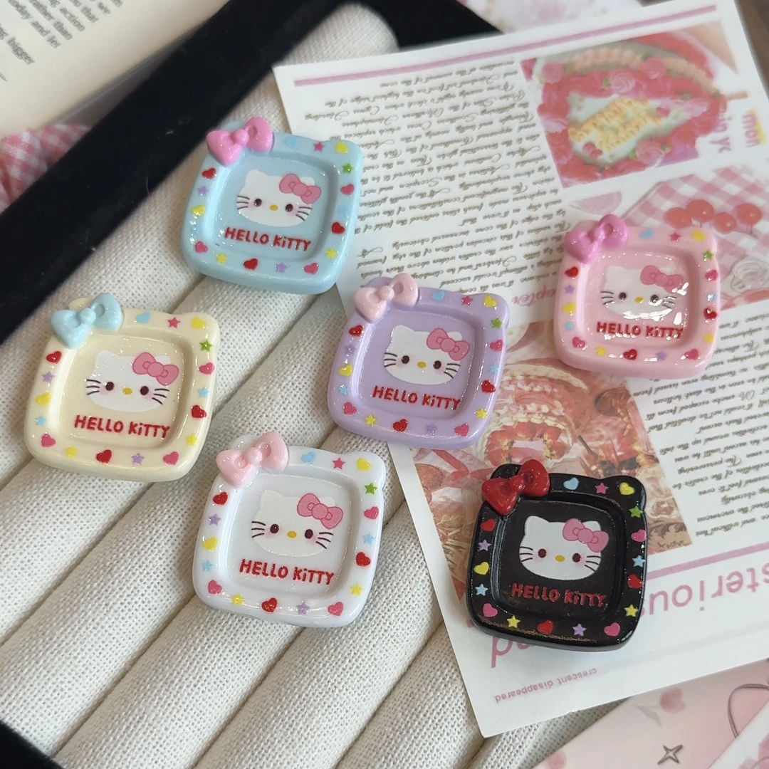 可爱多色猫咪领结盘子发夹卡通少女侧边刘海夹甜妹百搭ins风发饰