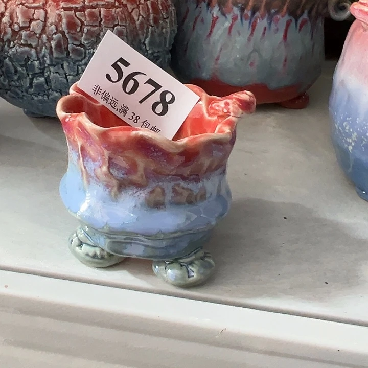 口4 手工花盆满30包邮