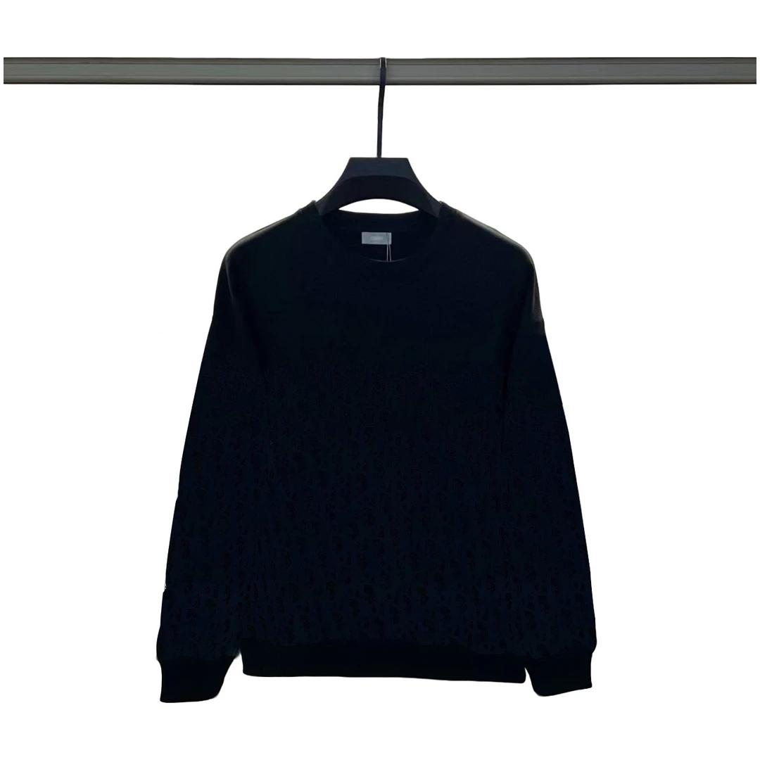 老花渐变字母印花卫衣 DI