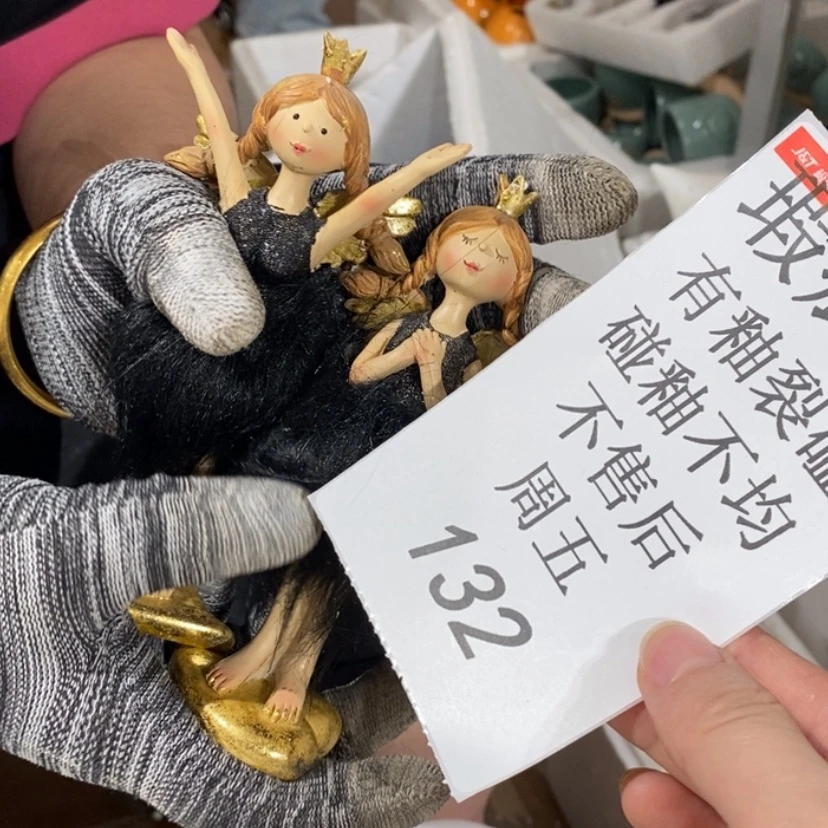 【闪购商品】摆件月**妈陶瓷摆件瑕疵特卖