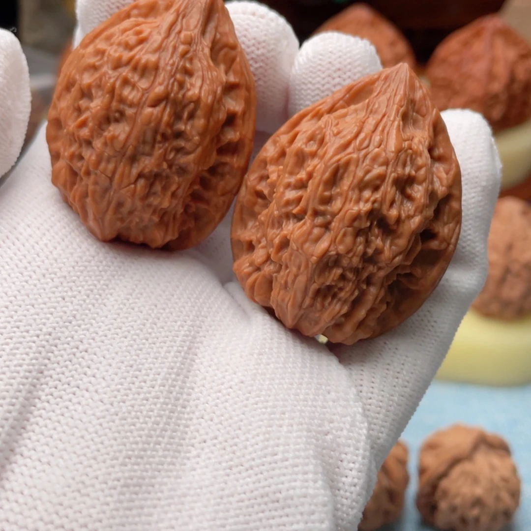 桃核吊坠35野生鸡心