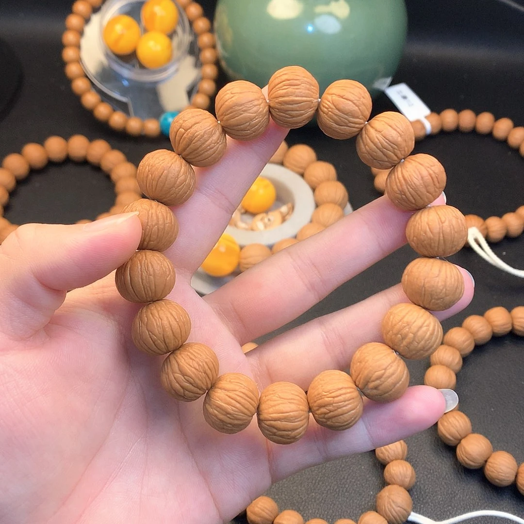 柴***柴猴头核桃手串15mm