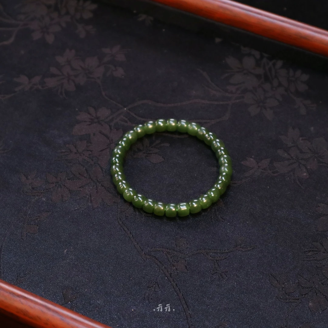 （新人福利）【凝黛】开开珠宝 碧玉 时尚手串（天然珠宝多样性发）