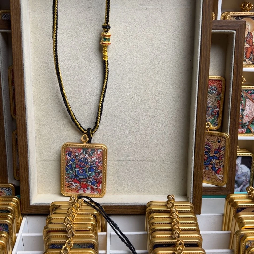 昨***鱼吊坠单面定制大黑天