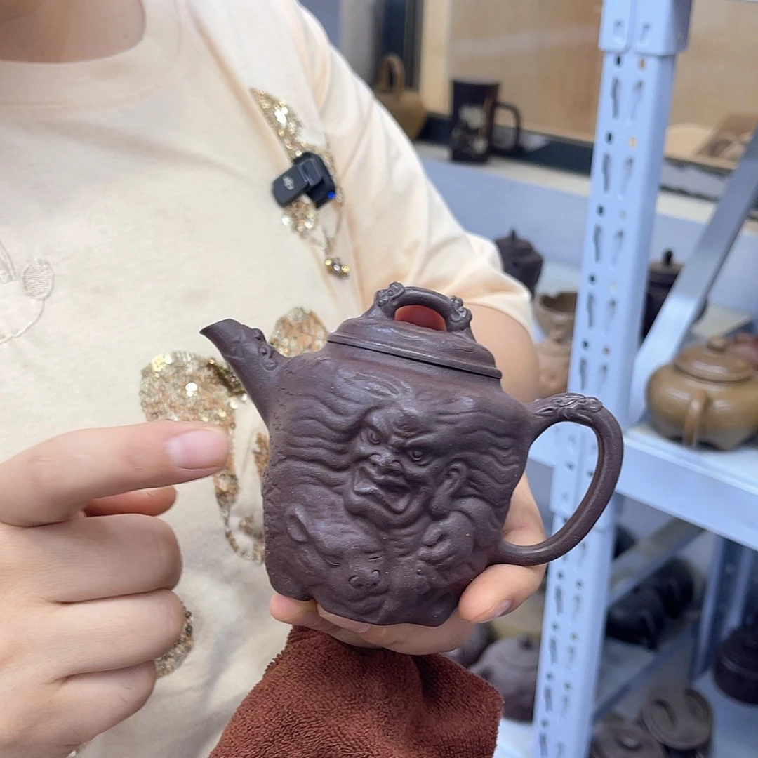 茶壶紫砂宜兴紫砂壶瑕疵