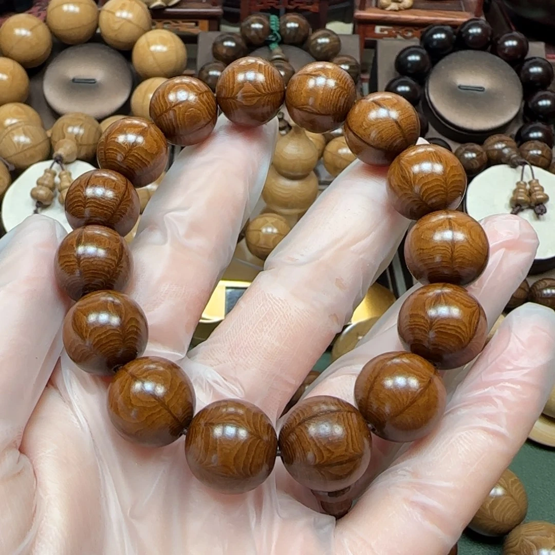 班***长手串/手链六道木1.5素圈