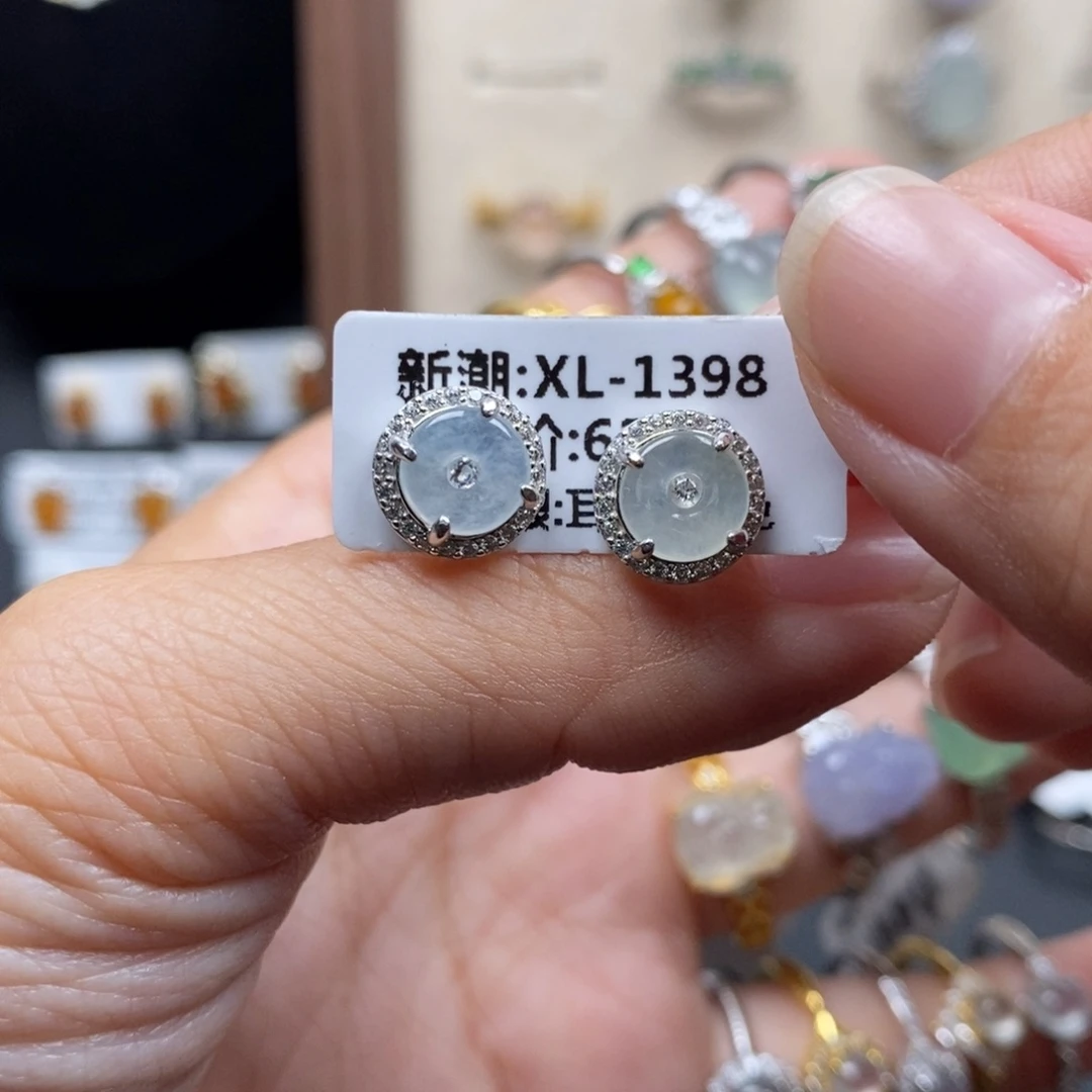 翡翠银S925镶嵌戒指