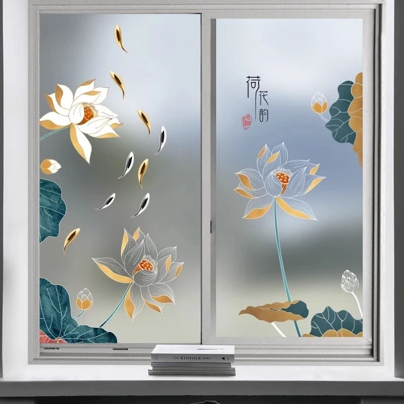 窗户透光不透明磨砂玻璃贴纸卫生间浴室防窥静电磨砂贴膜窗花贴纸
