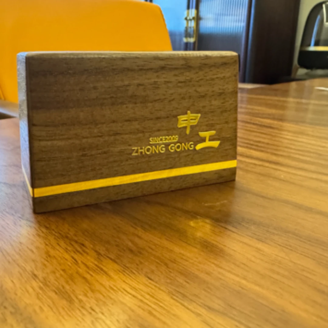 牙签筒北美黑胡桃原木精致牙签罐