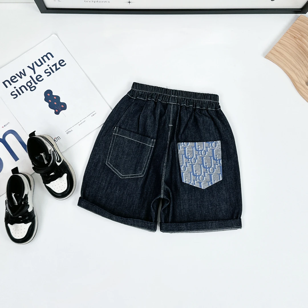 儿童短裤牛仔夏装薄款男童装裤子宽松夏季 HZ25399 悠悠童话童装
