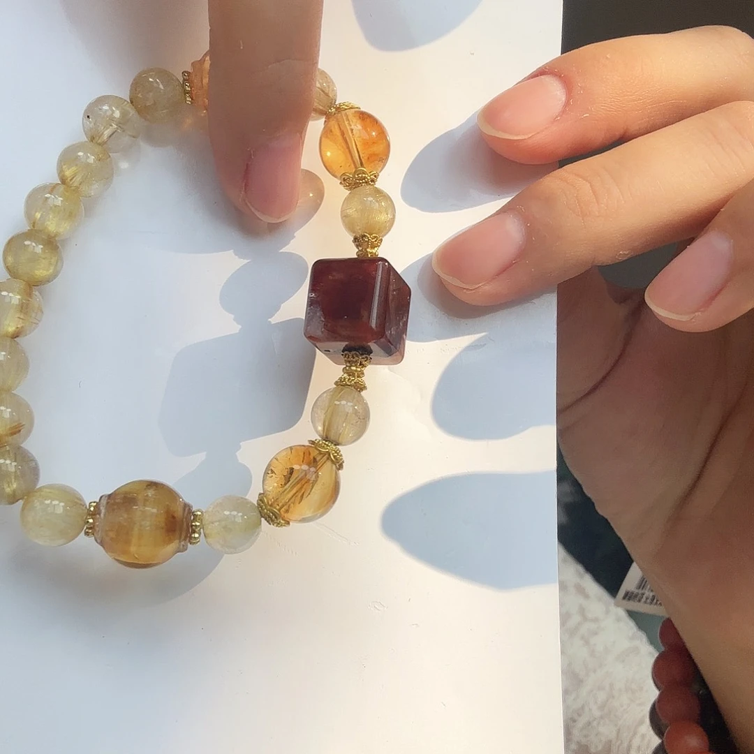 水晶手链未镶嵌发晶