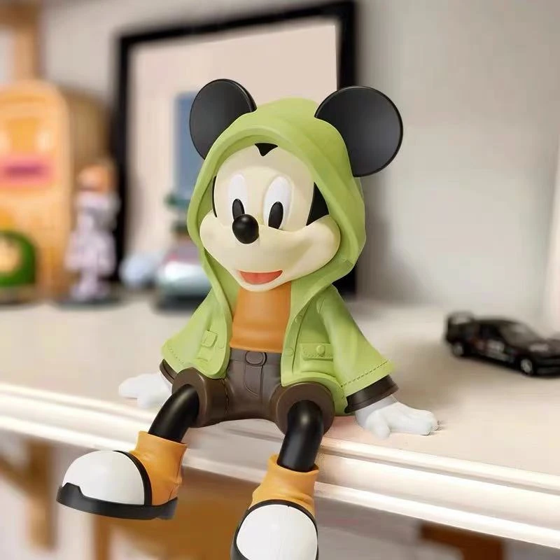 新款30CM披风米奇绿色摆件客厅入户玄关桌面家居礼物创意