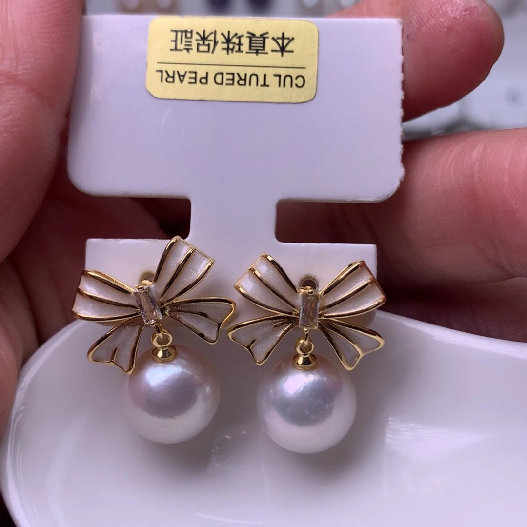 未镶嵌耳饰淡水珍珠