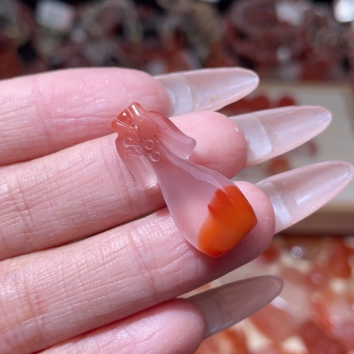 南红玛瑙冰飘配饰旗袍未镶嵌337