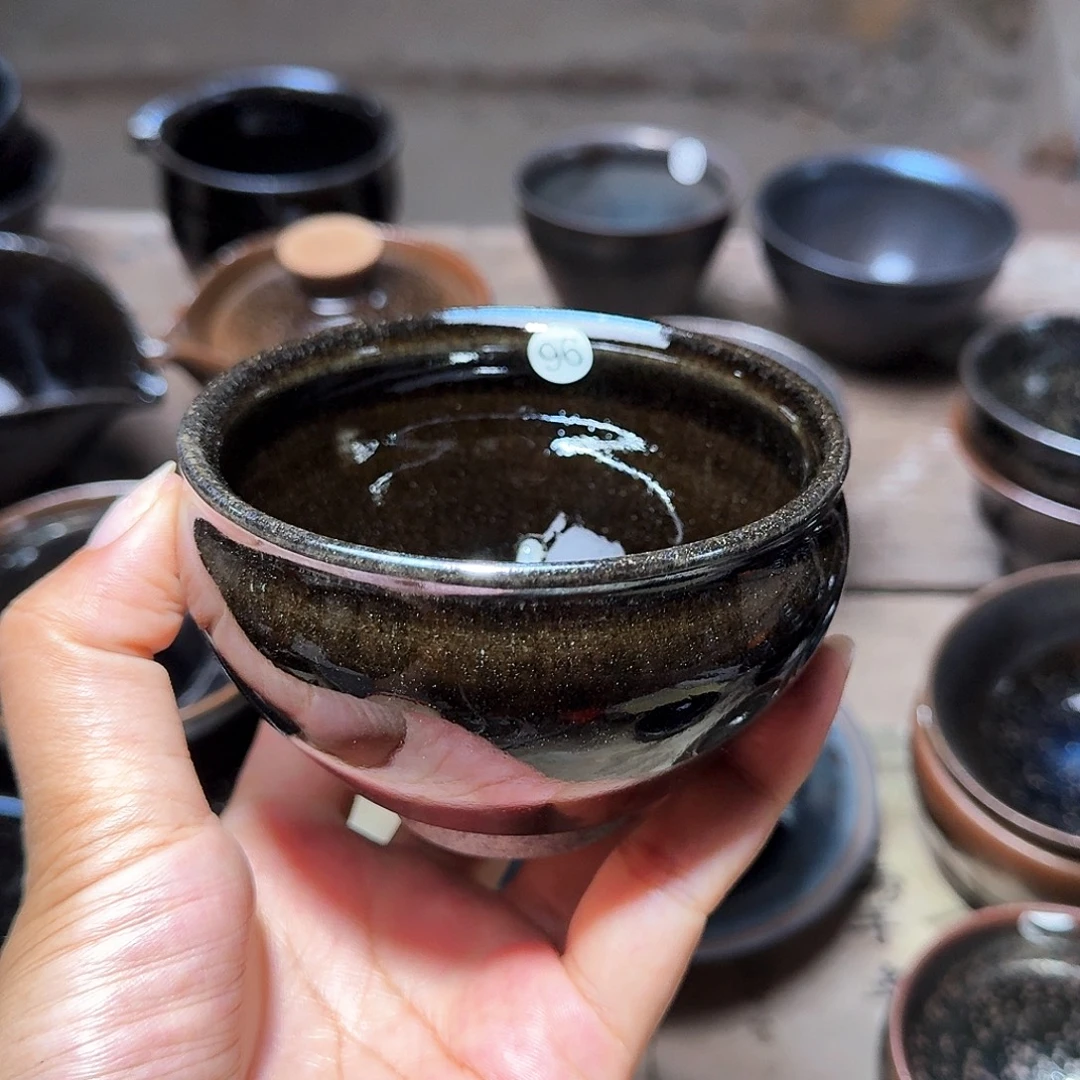 茶盏义兴龙窑建盏96