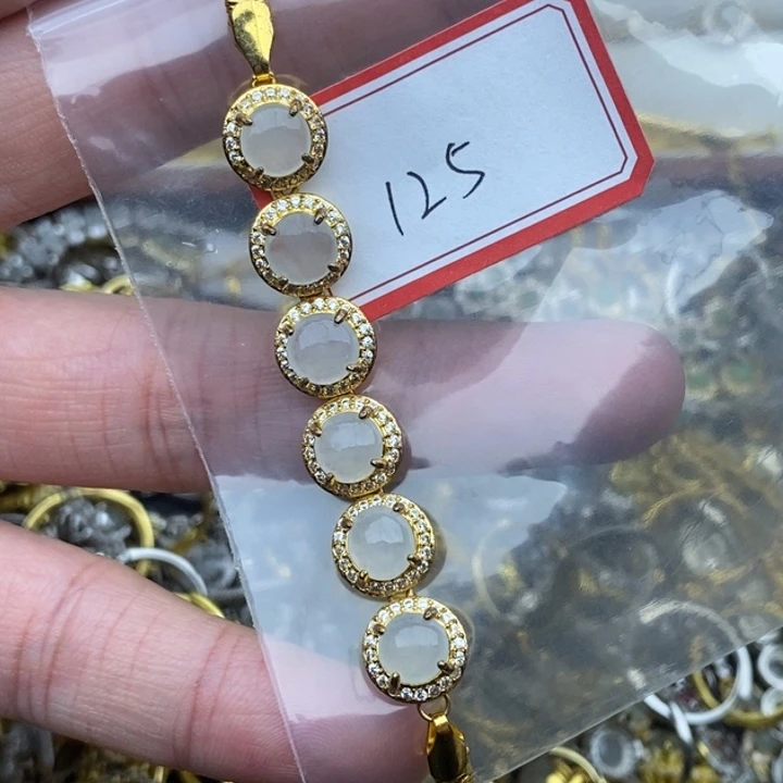 翡翠未镶嵌戒指125