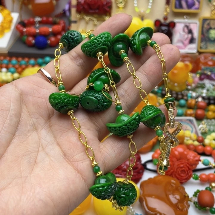 树脂制品哈*?7号元宝一套