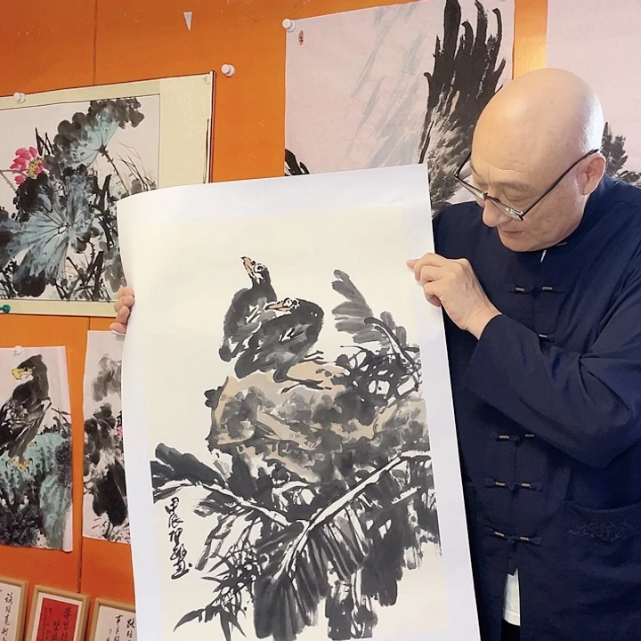 国画张圣敏先生纯手绘作品