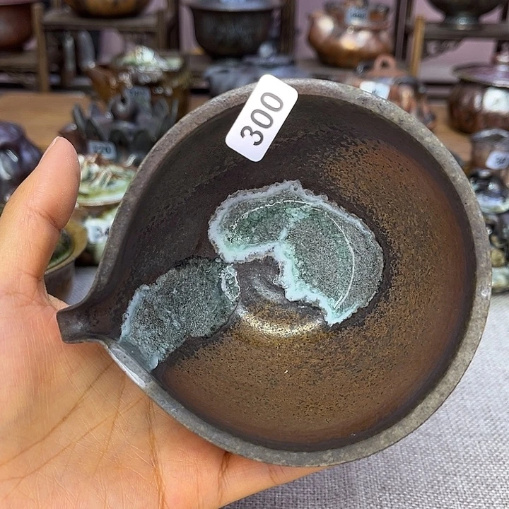 裸柴烧陶瓷手工茶器