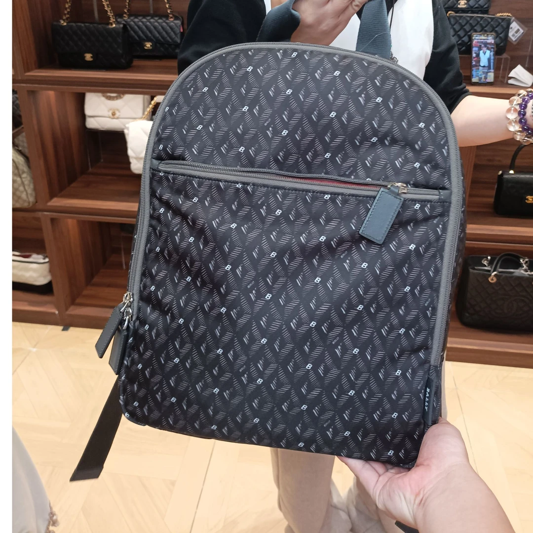 未使用 BALLY/巴利 BALLY帆布双肩包