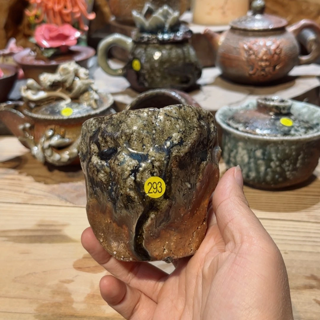 【闪购商品】小****3柴烧茶具手工茶杯293