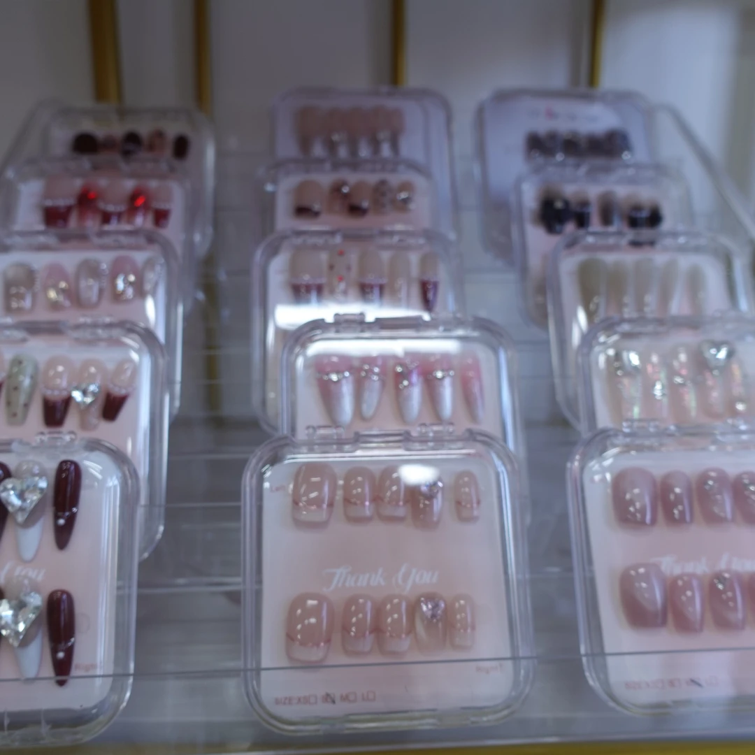 纯手工穿戴甲美甲贴片纯手工显白可拆卸