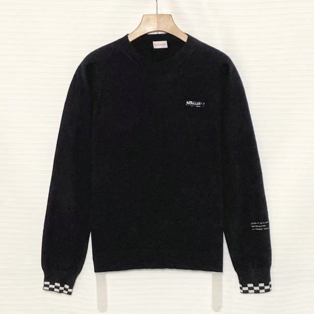 MONCLER 蒙口 时尚 百搭 LOGO 毛衣/L码/95新+/XG-Y23104