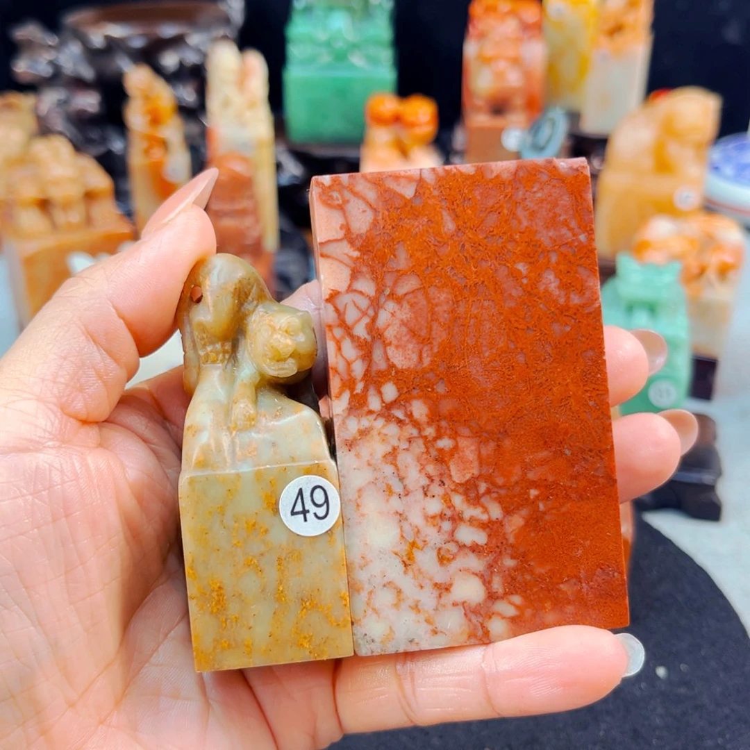 抠***兔寿山石捡漏瑕疵品
