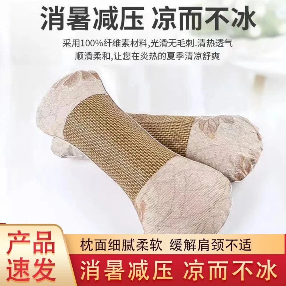 【南阳艾草工作】纯艾草填充枕芯清凉艾草枕热卖花草枕护颈凉席枕头