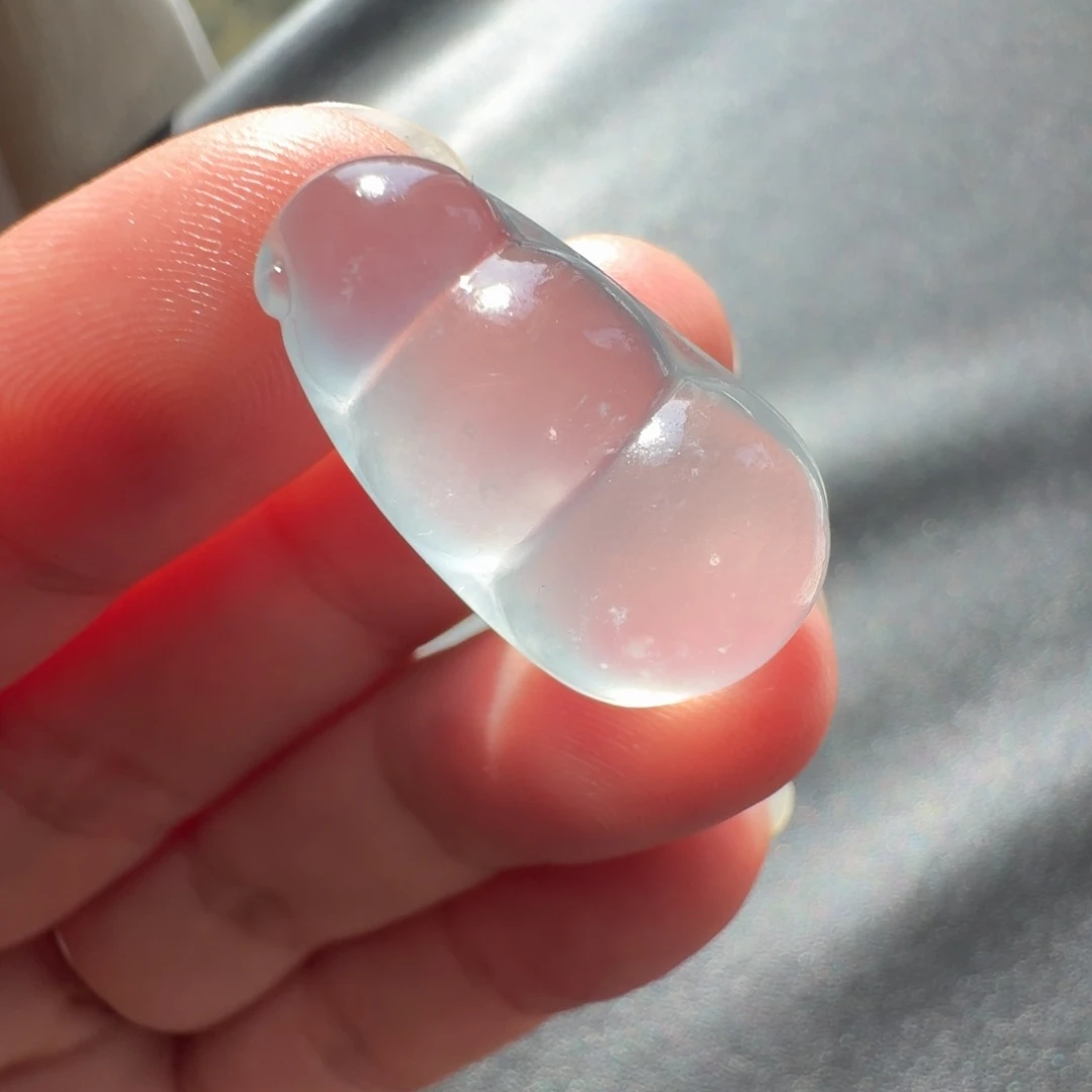 定制翡翠未镶嵌高冰胖豆