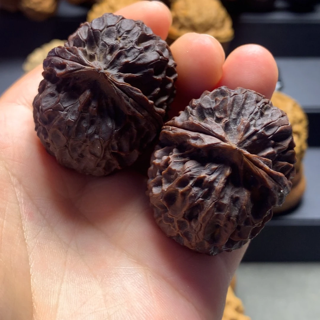 文玩核桃把件凤凰牡丹