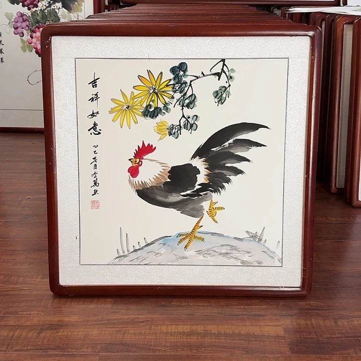 国画带框尺寸63*63厘米