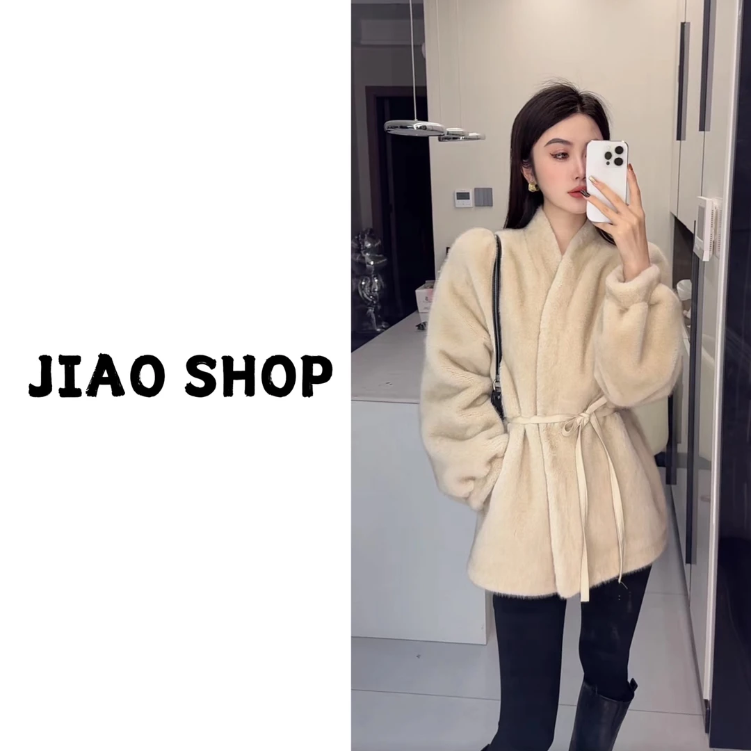 【JIAO SHOP】  流行洋气毛毛外套