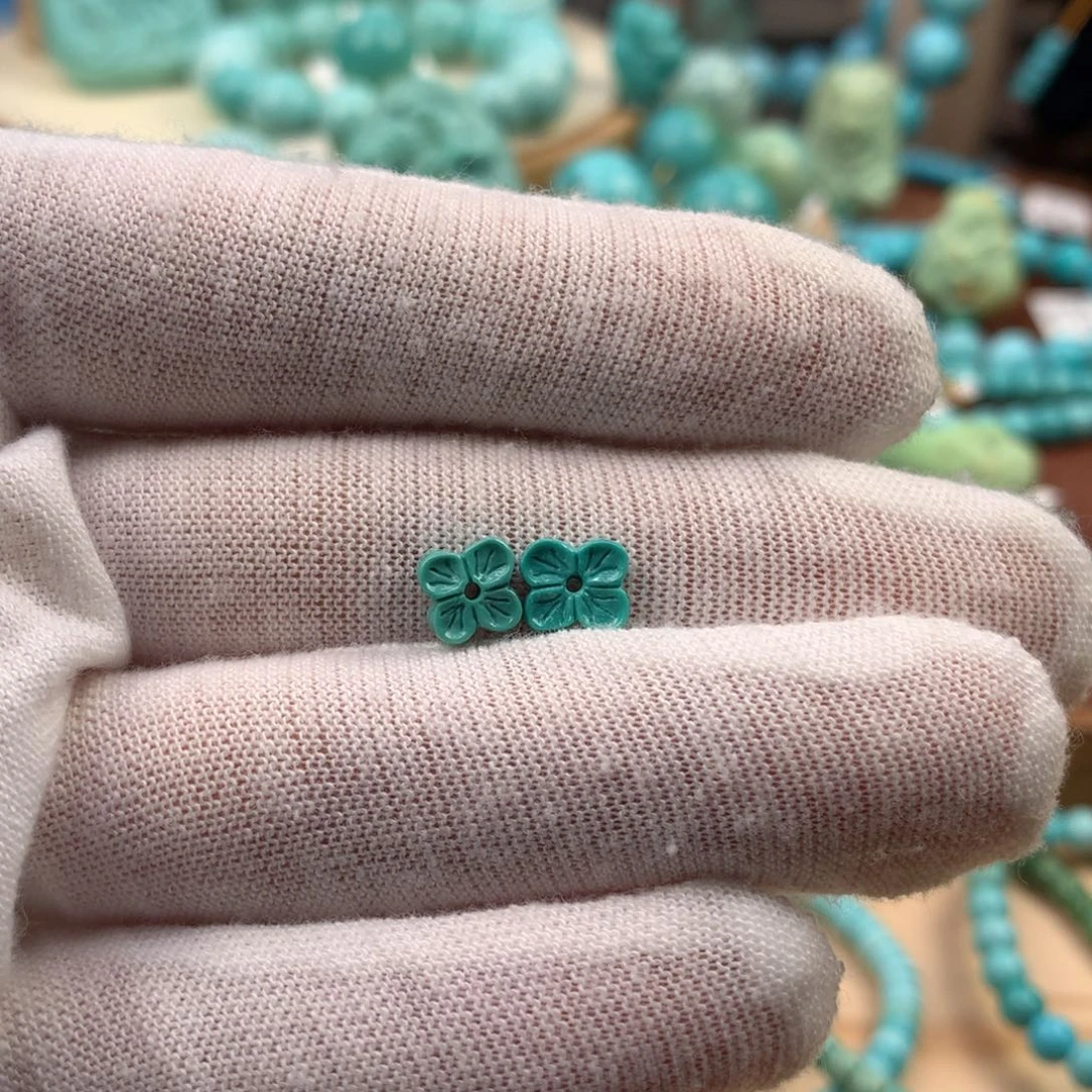 绿松石未镶嵌珠宝奇石6mm