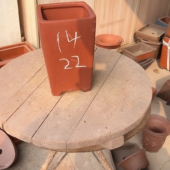 紫砂花盆透气花盆