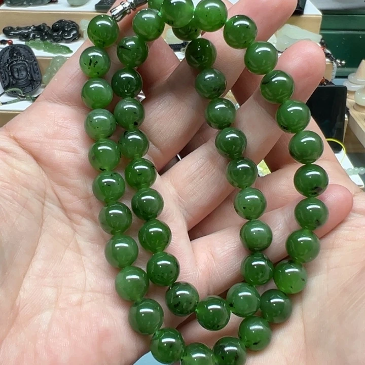 和田玉未镶嵌手串