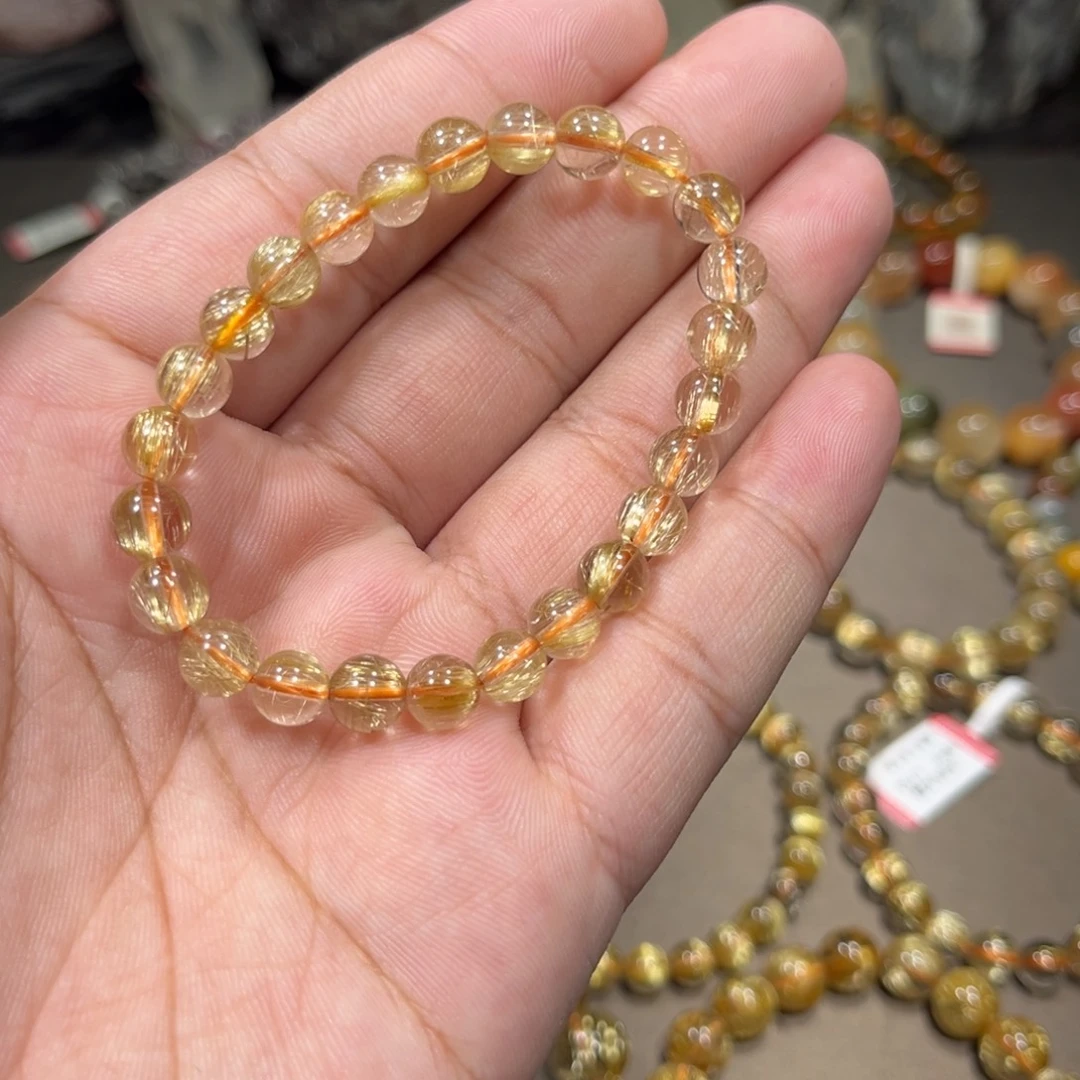 手链未镶嵌水晶金发晶