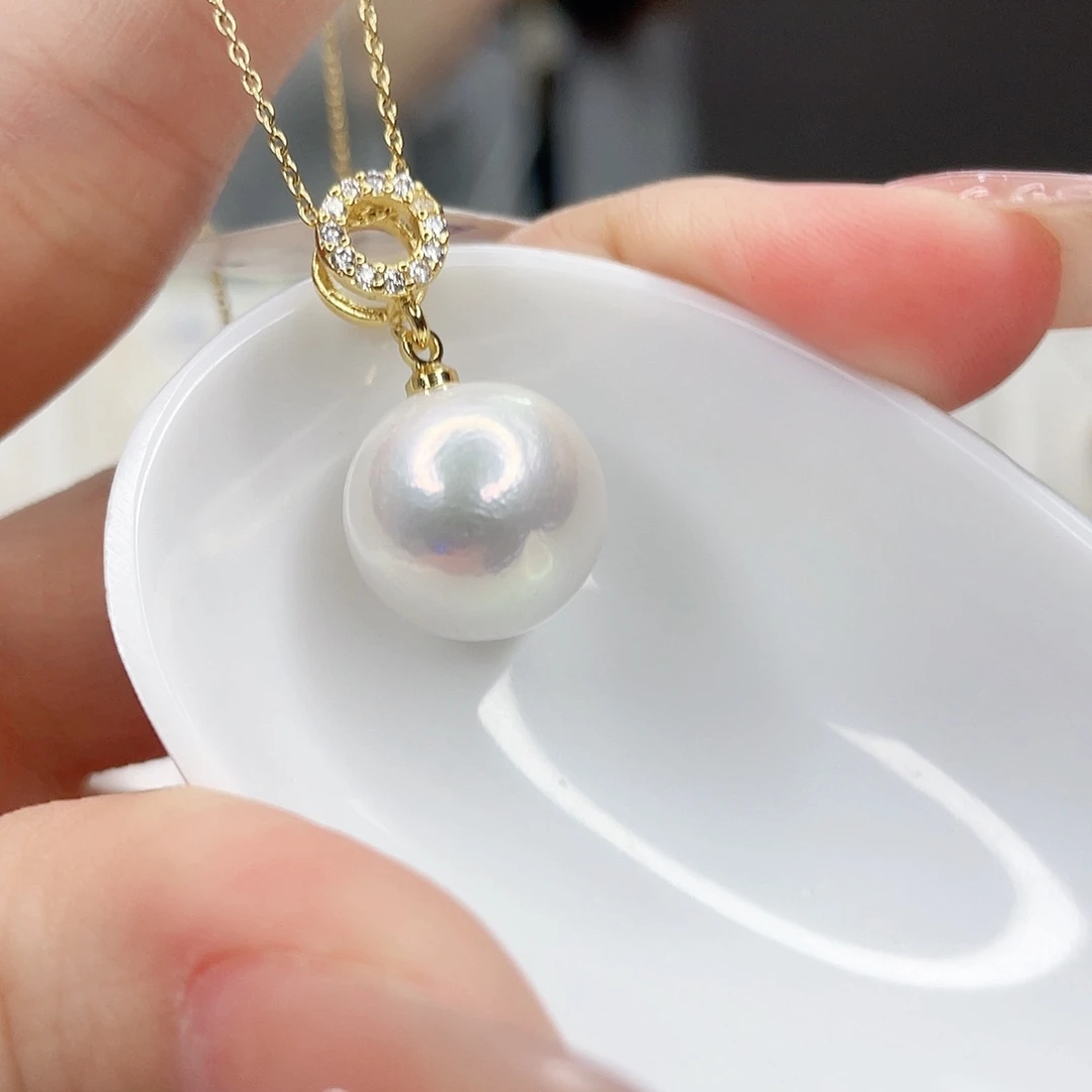 淡水珍珠吊坠(赠链)合金