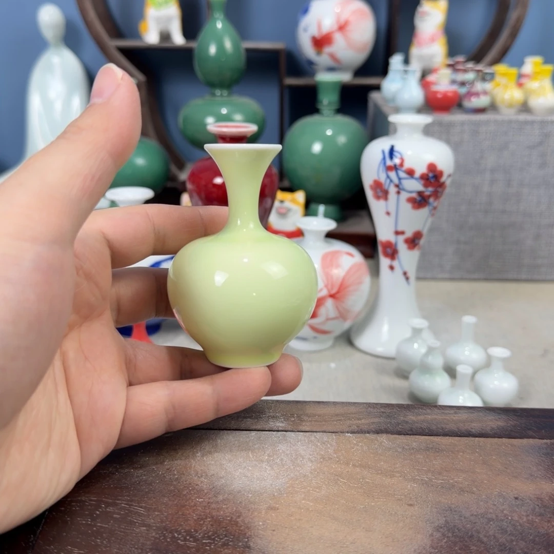 陶瓷手工小花器摆件