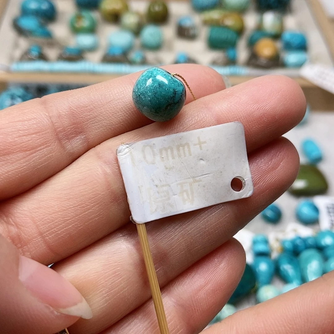 未镶嵌绿松石珠宝半成品