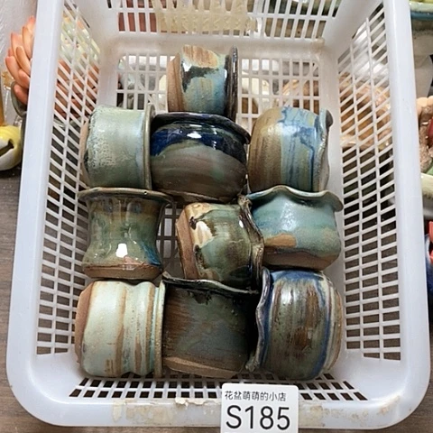 紫砂花盆185微瑕品口径5厘米左右的