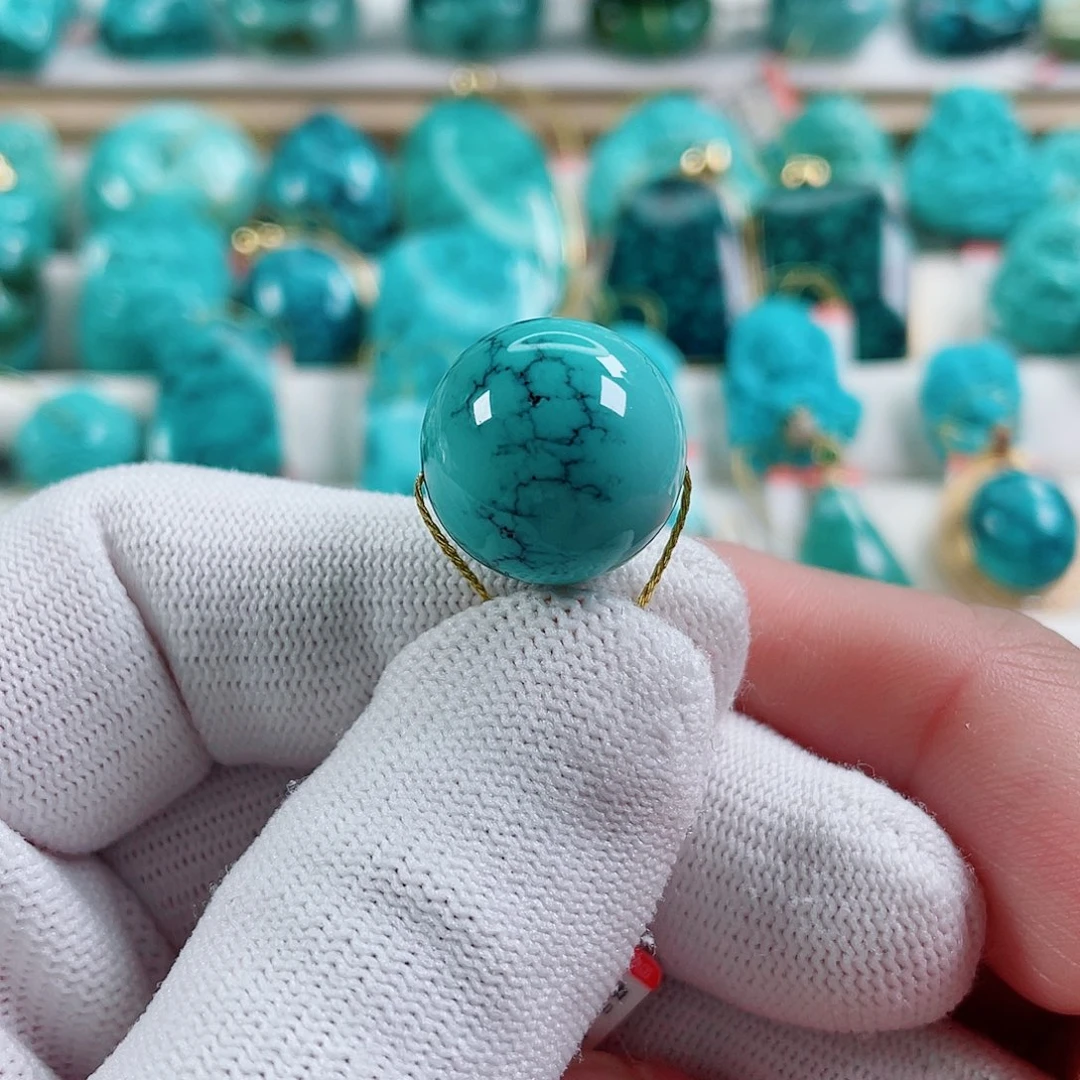 绿松石未镶嵌颈饰尺寸17