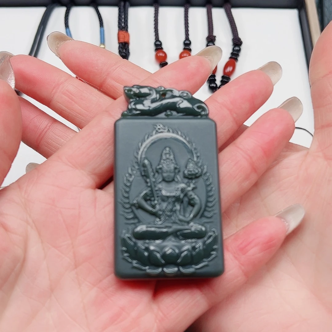 和田玉颈饰未镶嵌淳**蔗