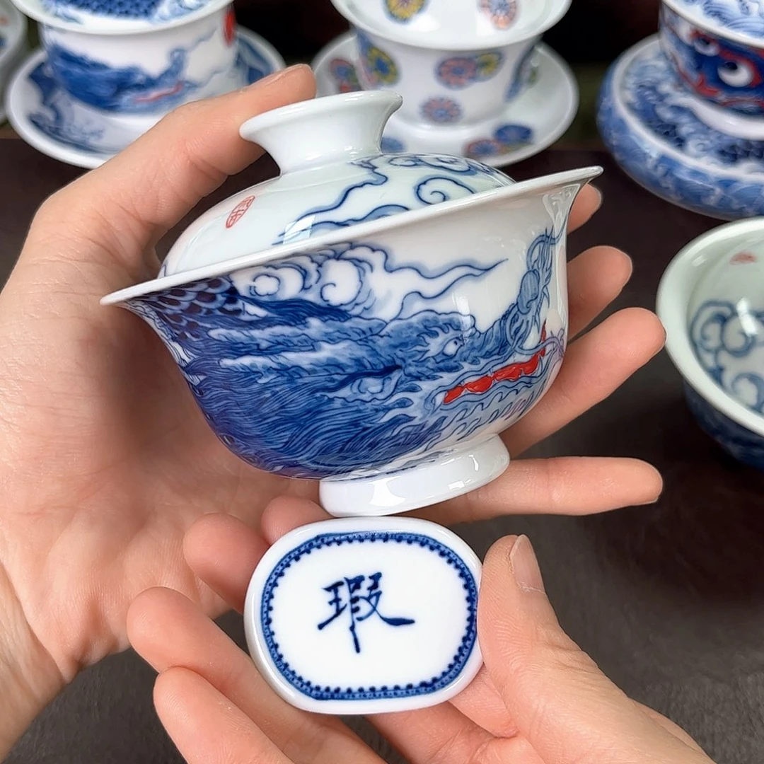 摆件读*手绘高温瓷器瓷器