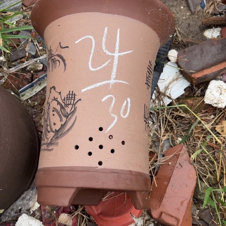 紫砂花盆紫砂的花