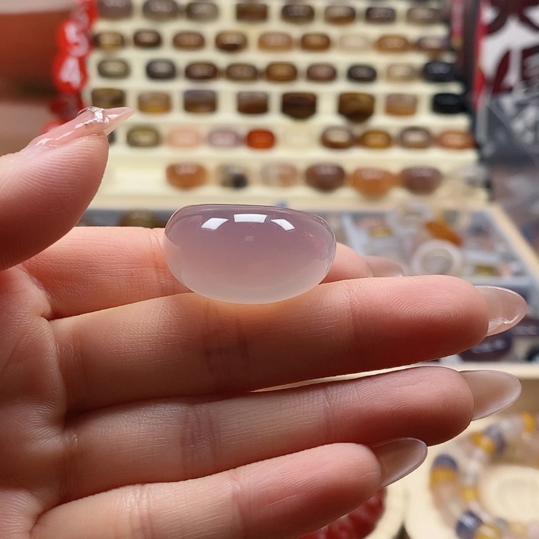 @***岁玛瑙/玉髓未镶嵌戒指